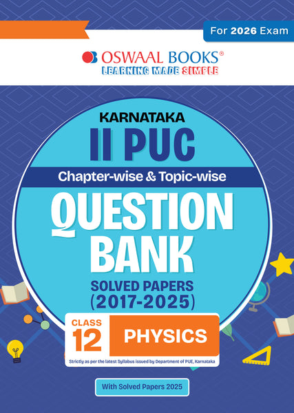 Karnataka II PUC Chapterwise & Topicwise Question Bank Class 12 - Physics