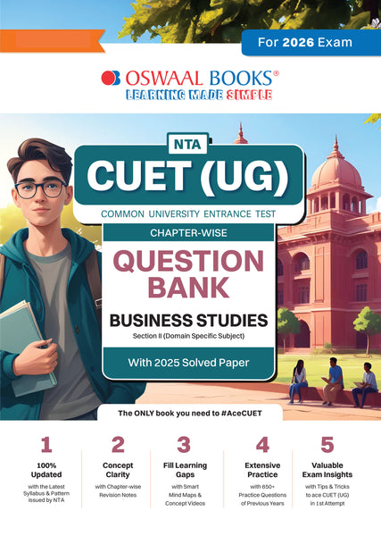NTA CUET (UG) Chapter-wise Question Bank Business Studies For 2026 Exam