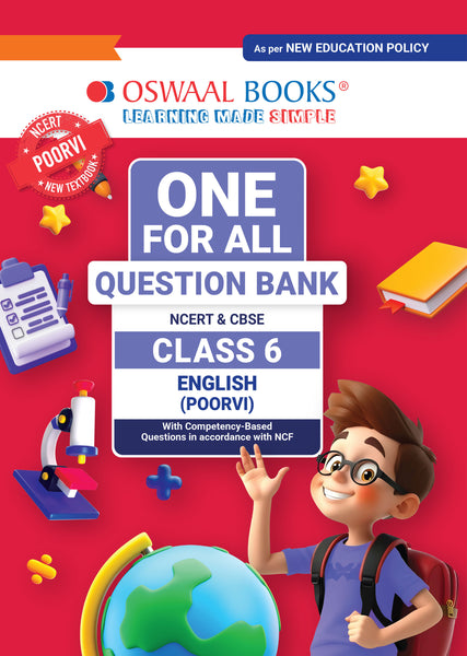 One For All Question Bank NCERT & CBSE, Class-6 English - Poorvi (For Latest Exam)