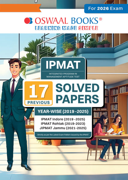 IPMAT - 17 Solved Papers Previous Years | Year-wise (2019-2025) For IIM Indore, Rohtak & Jammu for 2026 Exam
