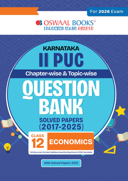 Karnataka II PUC Chapterwise & Topicwise Question Bank Class 12 - Economics