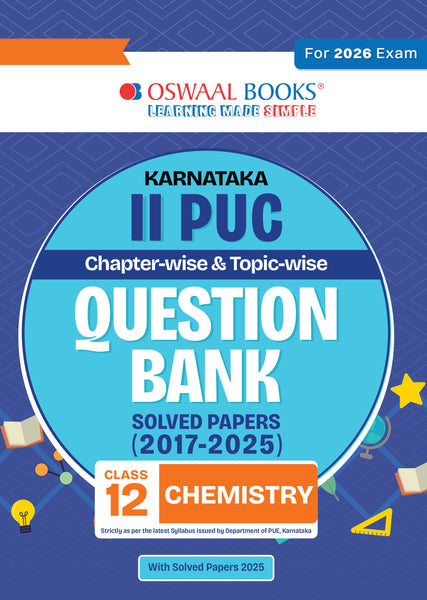 Karnataka II PUC Chapterwise & Topicwise Question Bank Class 12 - Chemistry