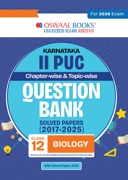Karnataka II PUC Chapterwise & Topicwise Question Bank Class 12 - Biology