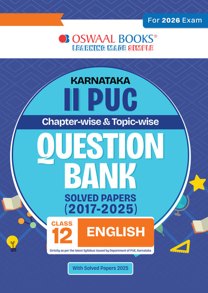 Karnataka II PUC Chapterwise & Topicwise Question Bank Class 12 - English