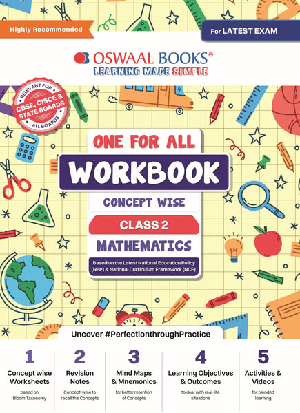 One For All Workbook Concept Wise Class-2 Mathematics (For Latest Exam)