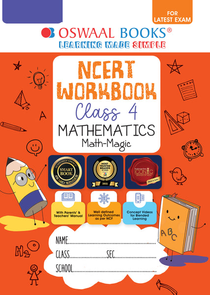 NCERT & CBSE Workbook Maths (Math Magic) Class 4 (For Latest Exam)