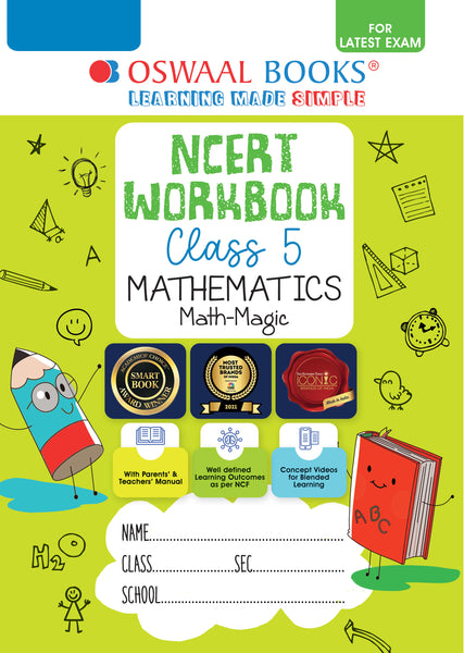 NCERT & CBSE Workbook Maths (Math Magic) Class 5 (For Latest Exam)