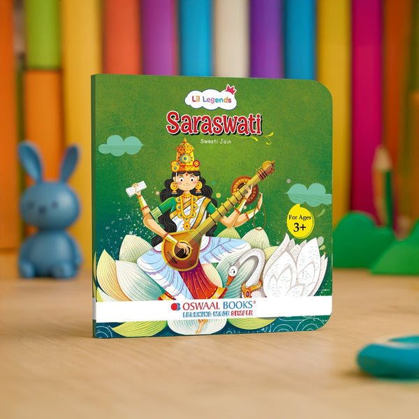 My Little Board Book of Enchanting Mythological Tales of Saraswati for Kids Ages 3+ | Lil Legends