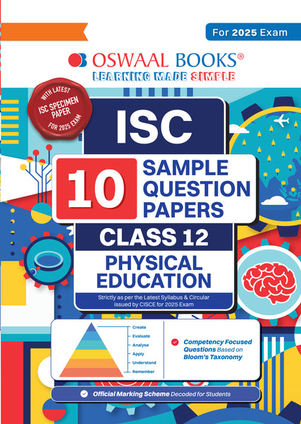 ISC | 10 Sample Question Papers | Class 12 | Physical Education (For 2025 Exam)