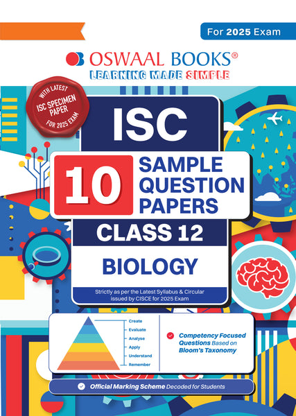 ISC | 10 Sample Question Papers | Class 12 | Biology (For 2025 Exam)