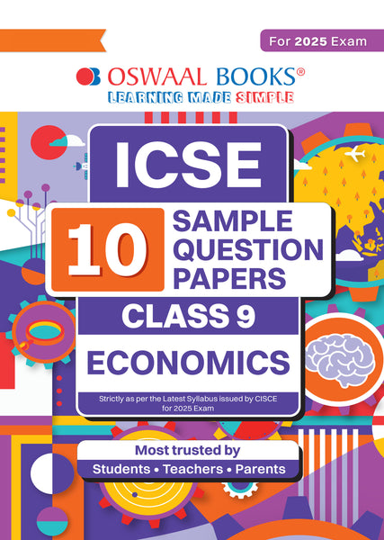 ICSE | 10 Sample Question Papers | Class 9 | Economics (For 2025 Exam)
