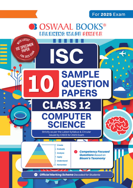 ISC | 10 Sample Question Papers | Class 12 | Computer science (For 2025 Exam)