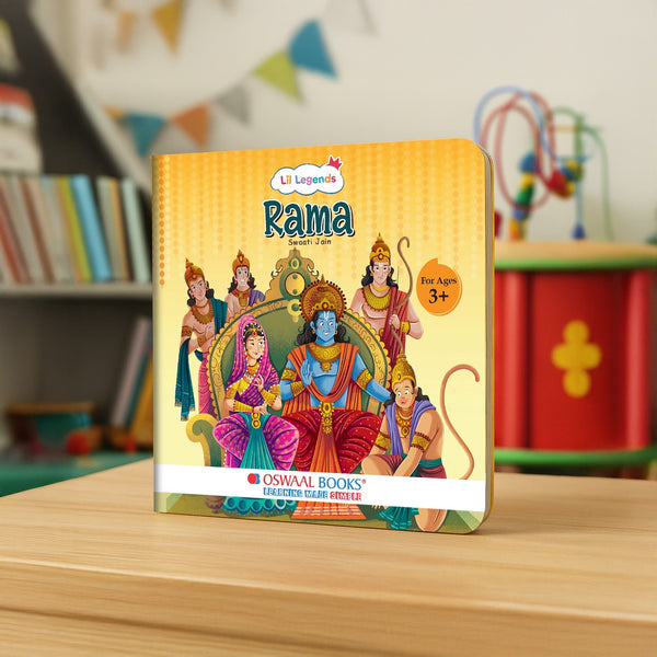 My Little Board Book of Enchanting Mythological Tales of Rama for Kids Ages 3+ | Lil Legends