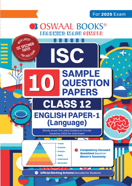 ISC | 10 Sample Question Papers | Class 12 | English-1 (For 2025 Exam)