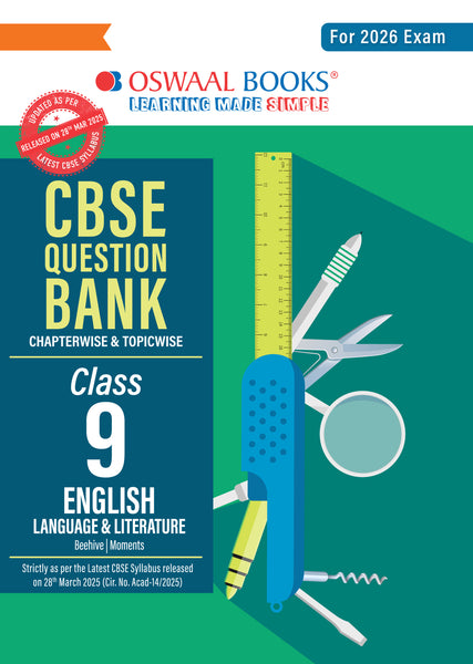 CBSE Question Bank Class 9 English Language & Literature For 2026 Exam