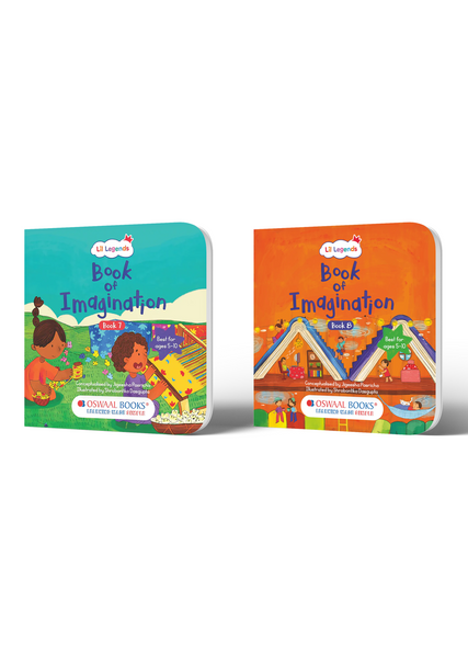 Books of Imagination Combo (Books 7 & 8) for Kids 5–10 | Creative Activity Journals & Writing Prompts