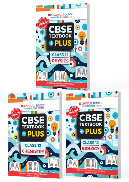 CBSE Textbook Plus for Physics, Chemistry & Biology Class 12 (Set of 3 Books) For 2026 Exam