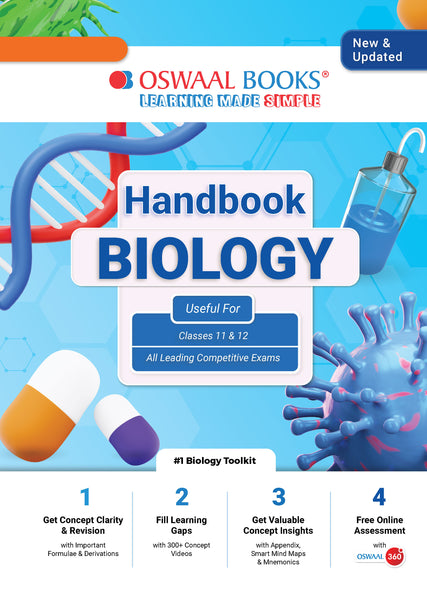 Handbook of Biology Class 11 & 12 | Must Have for NEET & Medical Entrance Exams