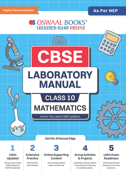 CBSE Laboratory Manual Class 10 Mathematics Book | As Per NEP | For Latest Exam