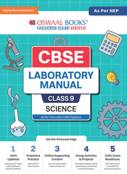 CBSE Laboratory Manual Class 9 Science Book | As Per NEP | For Latest Exam