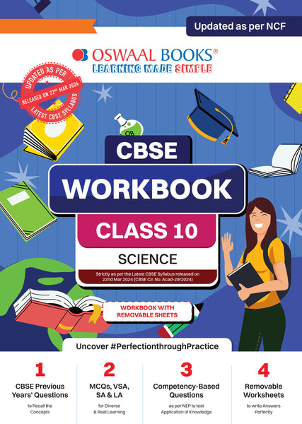 CBSE Workbook Class 10 Science | Updated as per NCF | For Latest Exam