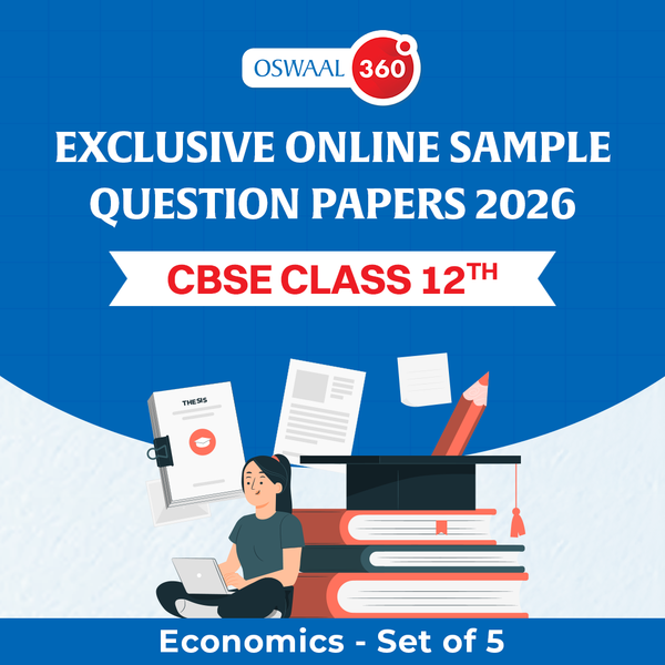 Oswaal Exclusive Online Sample Questions Papers 2026 - CBSE - Class 12th - Economics - Set of 5