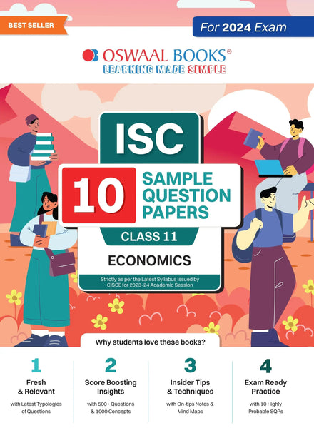 ISC 10 Sample Question Papers Class 11 Economics For 2024 Exams (Based On The Latest CISCE/ISC Specimen Paper)