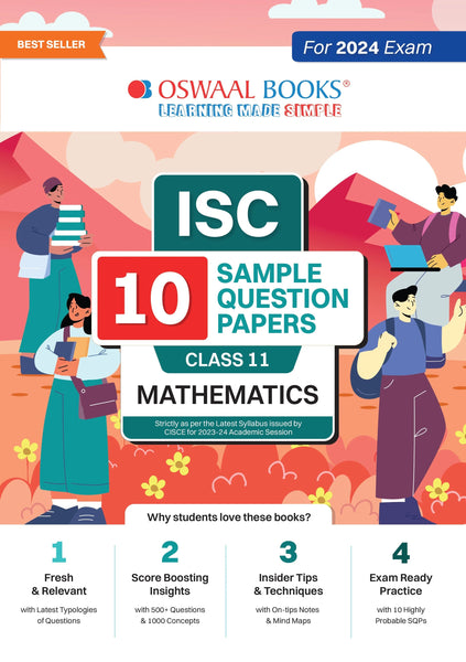 ISC 10 Sample Question Papers Class 11 Mathematics For 2024 Exams (Based On The Latest CISCE/ ISC Specimen Paper)