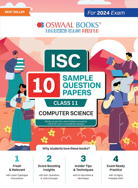 ISC 10 Sample Question Papers Class 11 Computer science For 2024 Exams (Based On The Latest CISCE/ ISC Specimen Paper)