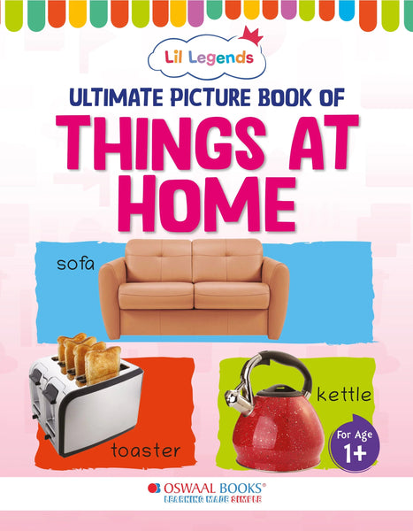 Lil Legends Picture Book for Kids, Age 1+, To learn about Things at Home