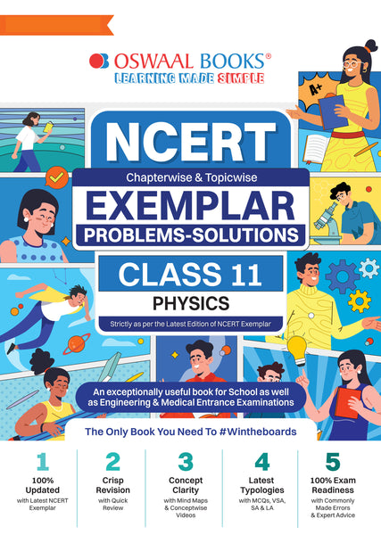 NCERT Exemplar (Problems - Solutions) Class 11 Physics Book For Latest Exam