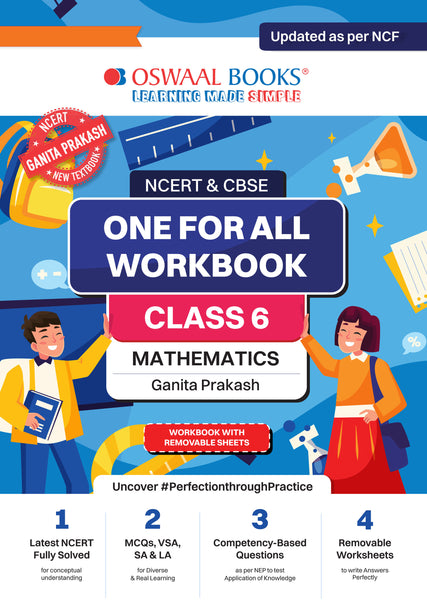 NCERT & CBSE ONE FOR ALL WORKBOOK Mathematics (Ganita Prakash) Class 6