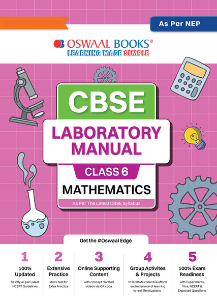 CBSE Laboratory Manual Class 6 Mathematics Book | As Per NEP | Latest Updated