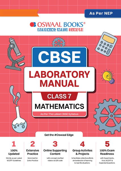 CBSE Laboratory Manual Class 7 Mathematics Book | As Per NEP | Latest Updated