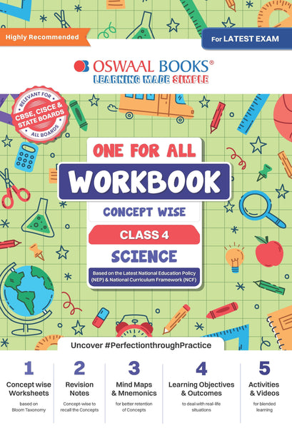 One For All Workbook Concept Wise Class-4 Science (For Latest Exam)