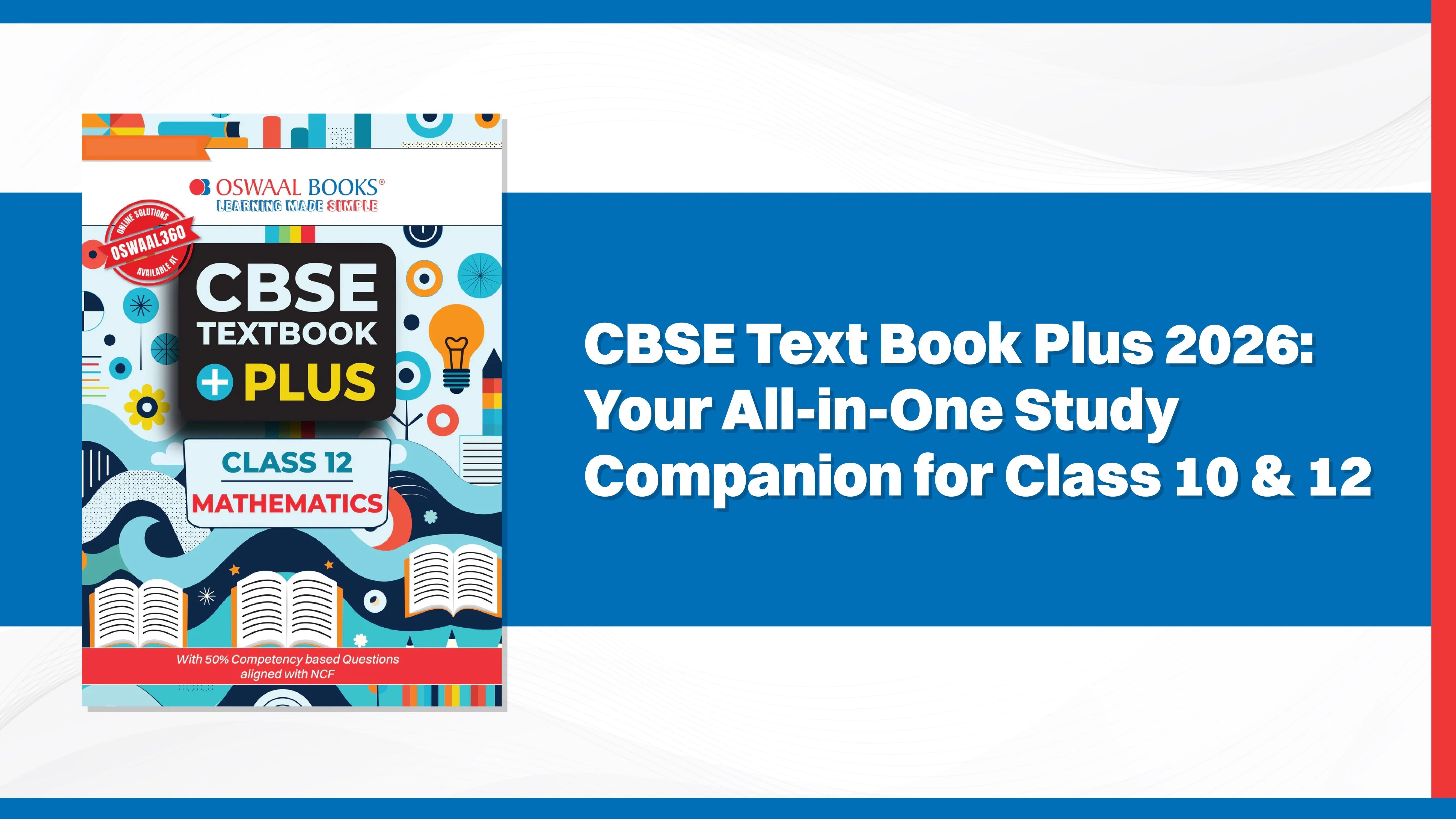 CBSE Text Book Plus 2026: Your All-in-One Study Companion for Class 10 & 12