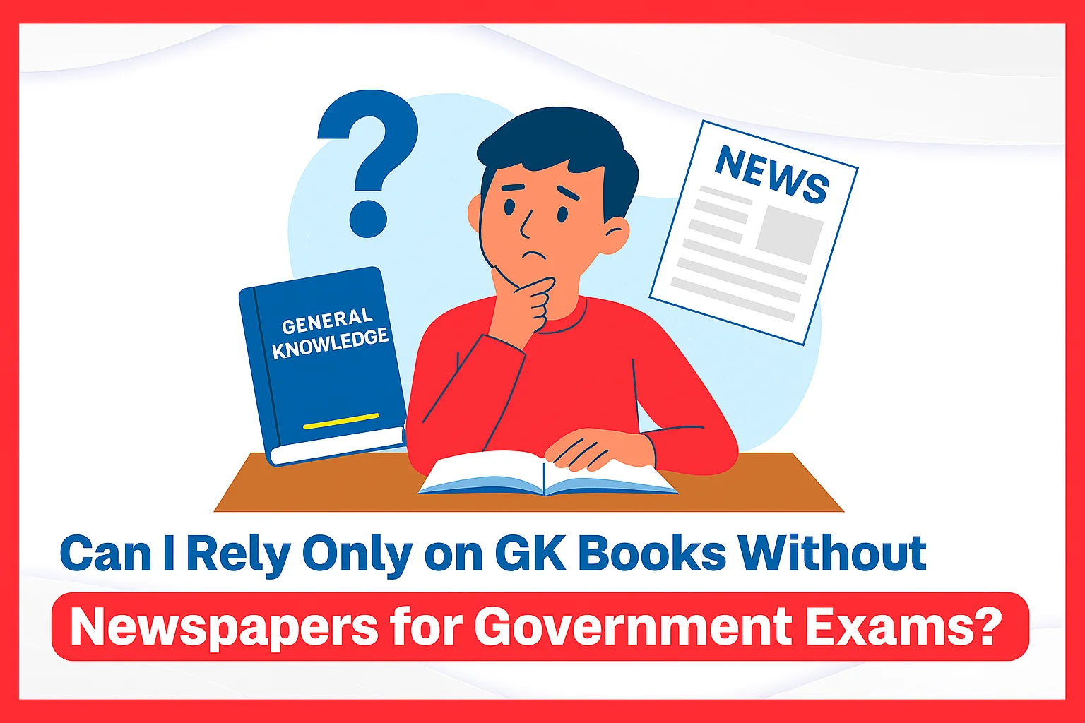 Can I Rely Only on GK Books Without Newspapers for Government Exams?