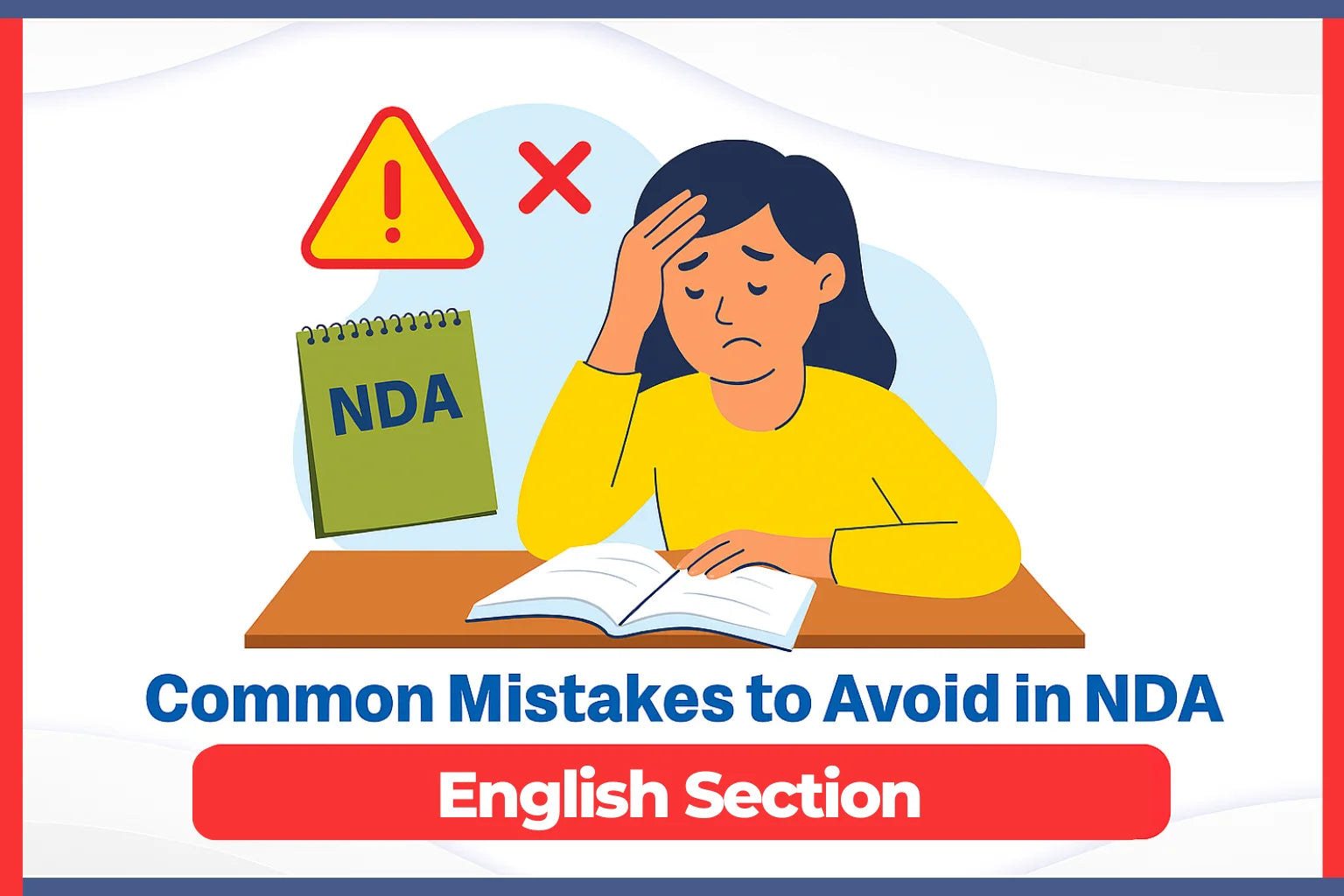 Common mistakes to avoid in the NDA English section