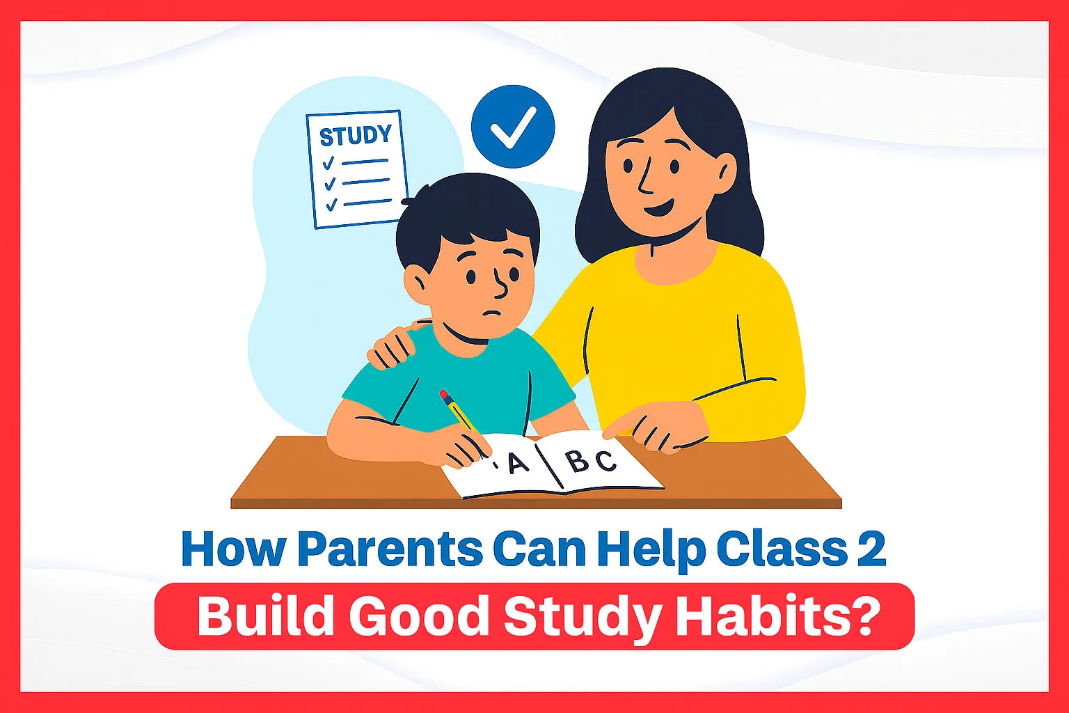 How Parents Can Help Class 2 Kids Build Good Study Habits?