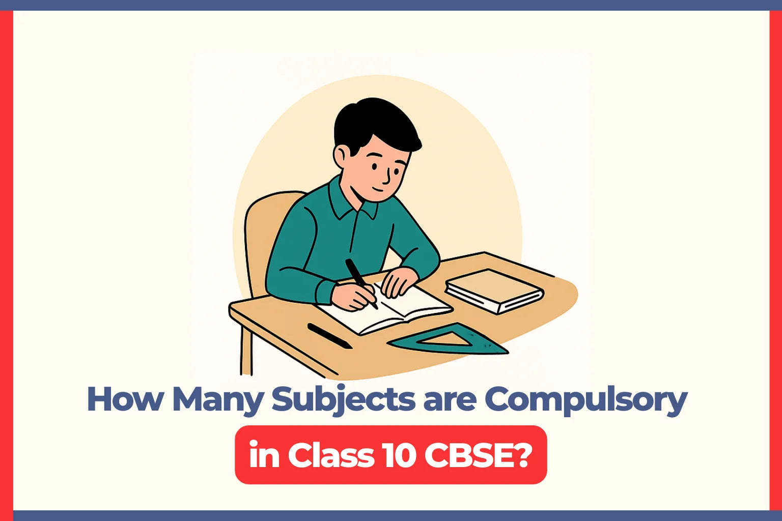 How many subjects are compulsory in class 10 CBSE?