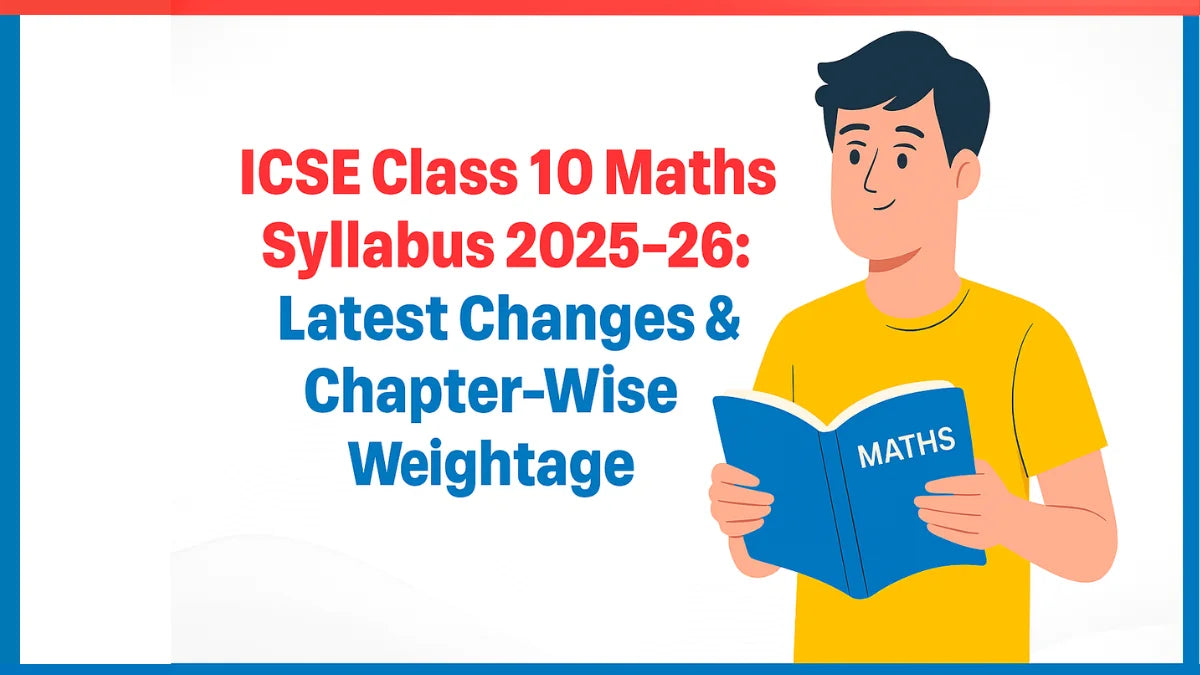 ICSE Class 10 Maths Syllabus 2025-26: Latest Changes & Chapter-Wise Weightage