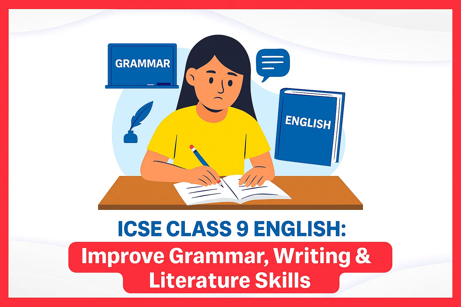 ICSE Class 9 English: Improve Grammar, Writing & Literature Skills