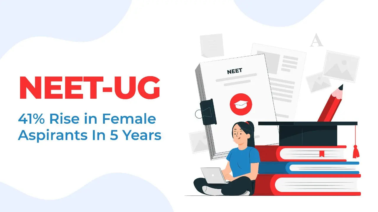 NEET-UG: 41% RISE IN FEMALE ASPIRANTS IN 5 YEARS