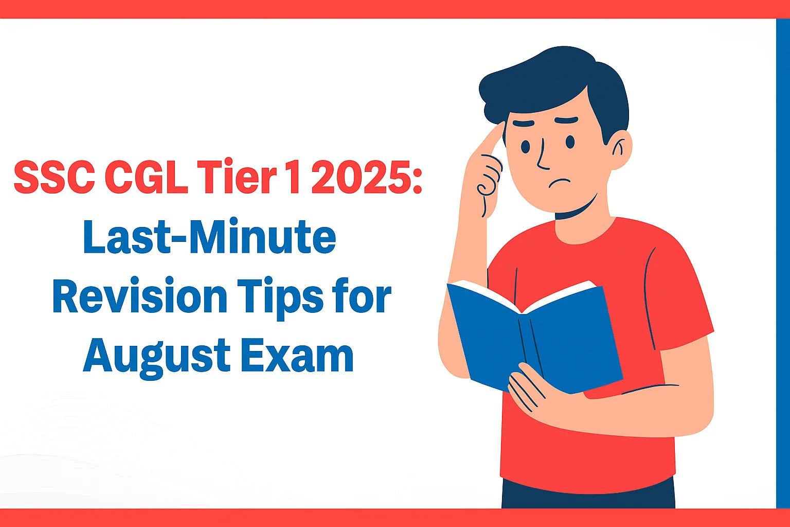 SSC CGL Tier 1 2025: Last-Minute Revision Tips for August Exam