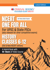 NCERT One For All Book for UPSC & State PSCs | History Classes 6-12 (Old & New NCERT Edition) Latest Edition