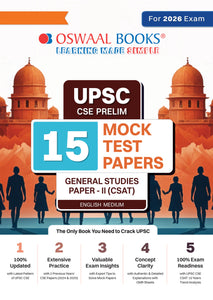 UPSC CSE Prelim 15 Mock Test Papers General Studies Paper-II (CSAT)