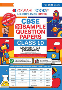 CBSE Sample Question Papers Class 10 Mathematics Standard Book (For 2025 Exam)