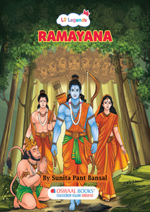 Ramayan Story Book for Kids | Padded Illustrated Mythology for Children By Sunita Pant Bansal | Retold Epic Tale for Kids | Age 7+