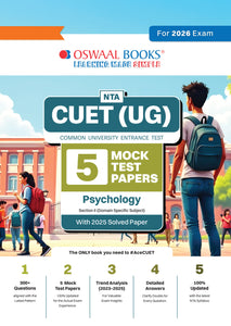 NTA CUET(UG) 5 Mock Test Papers Psychology For 2026 Exam