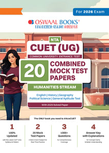 NTA CUET(UG) 20 Combined Mock Test Papers Humanities For 2026 Exam